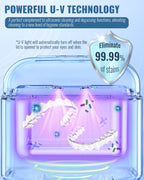 48kHz Portable Ultrasonic Cleaner for Retainers, Dentures & Jewelry