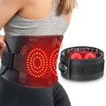 Infrared Red Light Therapy Belt with Heat & Vibration – Cordless Back & Waist Massager