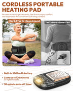 Infrared Red Light Therapy Belt with Heat & Vibration – Cordless Back & Waist Massager