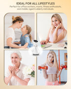 Body Sculpting Cellulite Massager with Heat, Light & Vibration – Rechargeable Lymphatic Massage Tool