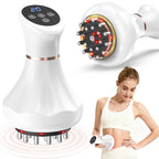 Body Sculpting Cellulite Massager with Heat, Light & Vibration – Rechargeable Lymphatic Massage Tool