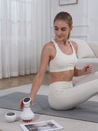 Body Sculpting Cellulite Massager with Heat, Light & Vibration – Rechargeable Lymphatic Massage Tool